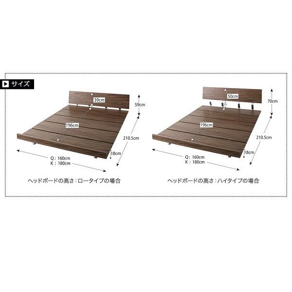 セミダブルベッド マットレス付き プレミアムボンネルコイル ローベッド セミダブル ワイドステージレイアウト:フレーム幅160 ブラウン ホワイト