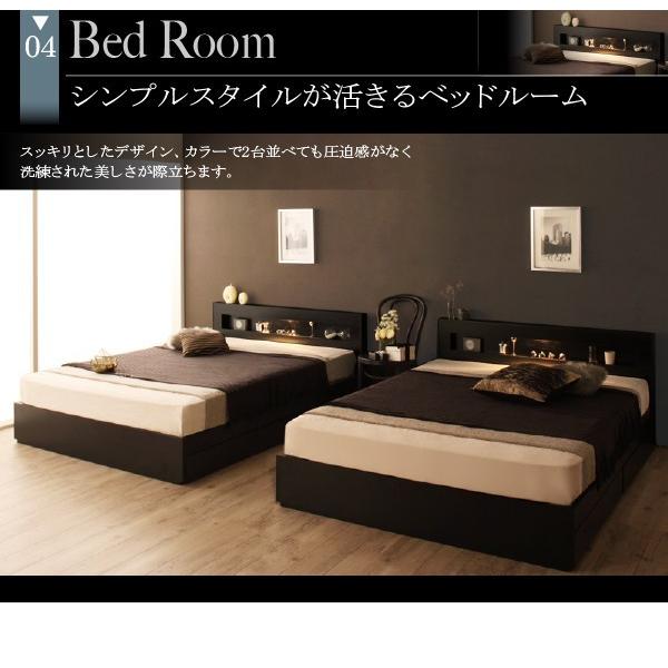 ダブルベッド マットレス付き プレミアムポケットコイル 収納ベッド