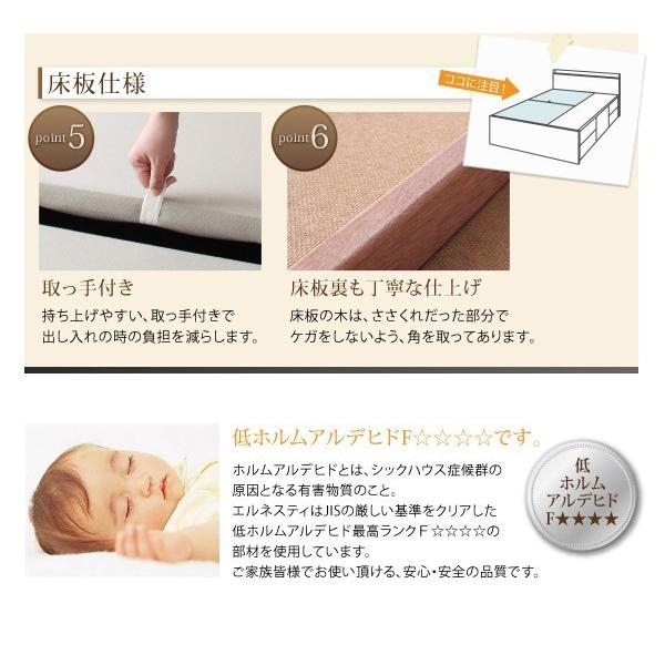 組立設置付 収納付きベッド マットレス付き ワイドK220 スタンダードポケットコイル A(S)+B(SD)_17