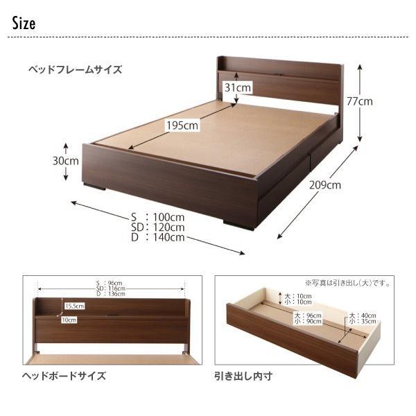 (タイムセール中) ベッド セミダブル マットレス付き ポケットコイル 収納付きベッド ホワイト 白