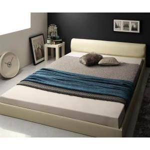 ダブルベッド ローベッド マットレス付き スタンダードポケットコイル ダブル