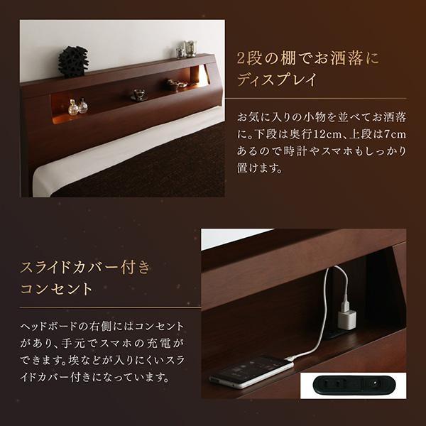ツインベッド マットレス付き ボンネルコイル 高級ウォルナット材 ツイン（S×2）_8