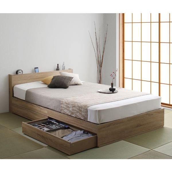 「送料無料・年末感謝」 引き出し収納付きベッド シングル マットレス付き スタンダードポケットコイル ブラック ホワイト 白 黒 【ZYX7321383336】(25893円)