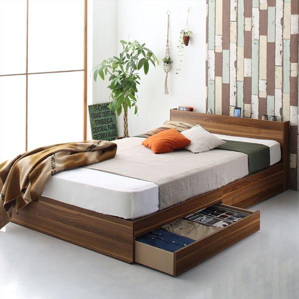 「送料無料・年末感謝」 引き出し収納付きベッド シングル マットレス付き スタンダードポケットコイル ブラック ホワイト 白 黒 【ZYX7321383336】(25893円)