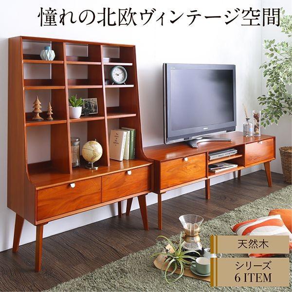 サイドテーブル おしゃれ W40 天然木マホガニー材 北欧ヴィンテージ風