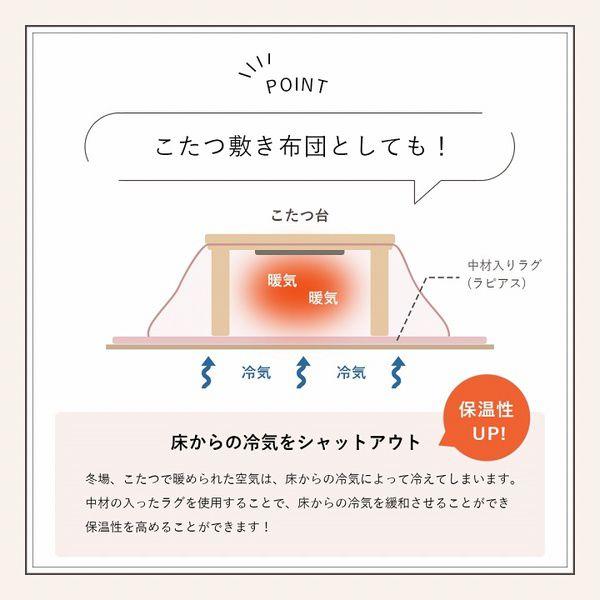 (タイムセール中) フェイクファーラグ 約4畳 約200×300cm おしゃれ 洗える_13