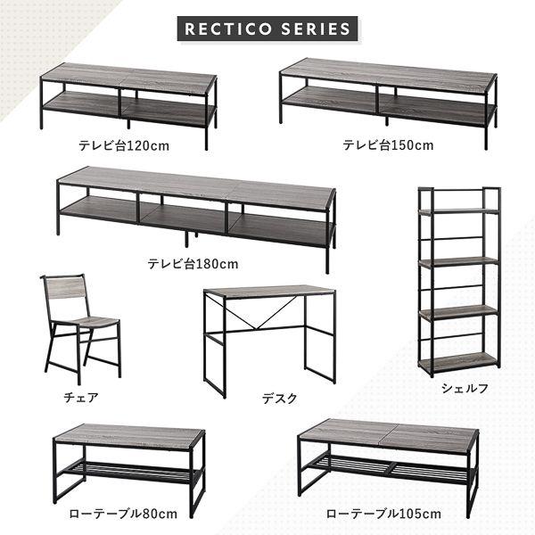 (タイムセール中) ワークデスクセット デスク90cm+チェア1脚 2点セット ヴィンテージ調_3