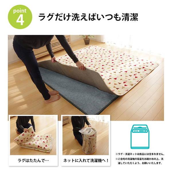 (タイムセール中) ラグマット用下敷き 約3畳 約180×235cm 滑り止め 防音 ウレタン10mm_9