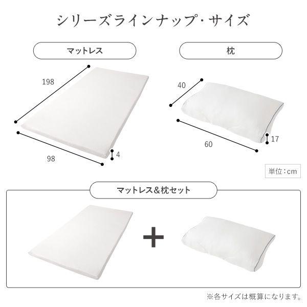 マットレス 低反発 シングル 日本製 体圧分散 高密度 敷き布団_7