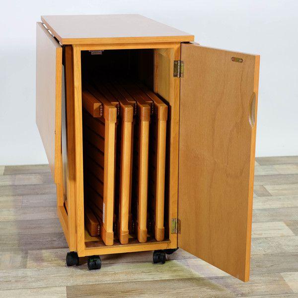 折りたたみ椅子 2脚組 ナチュラル 木製 完成品_3