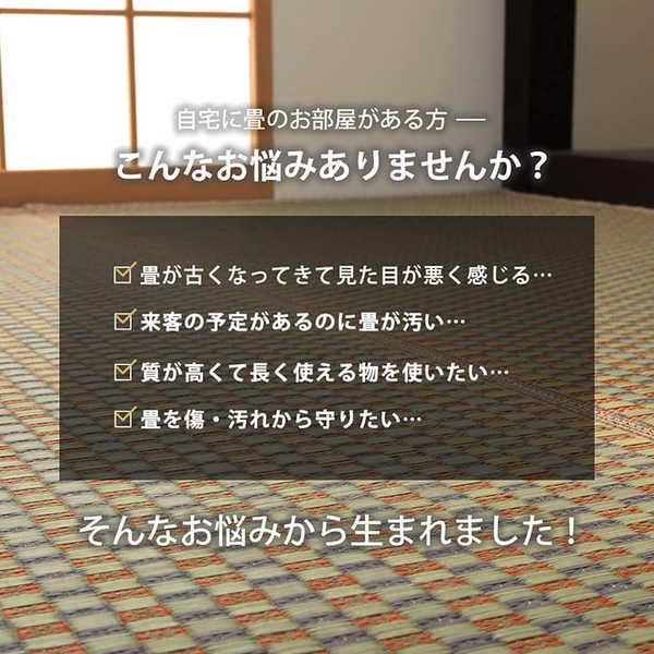 上敷き 江戸間6畳(約261×352cm) ゴザ い草 国産 抗菌防臭