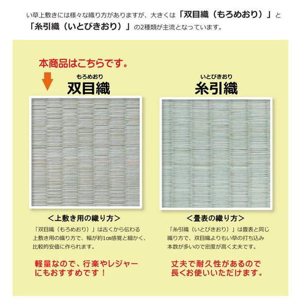 (タイムセール中) い草ラグ 江戸間3畳 約176×261cm おしゃれ 国産_6