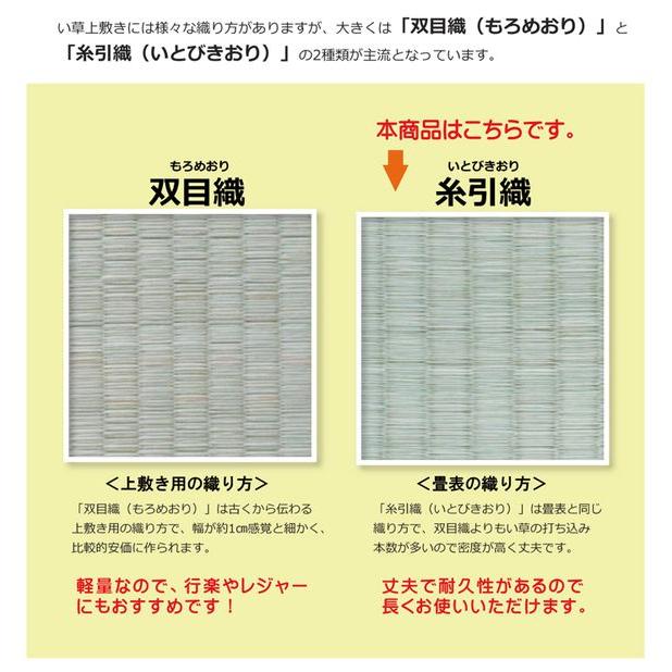 (タイムセール中) い草ラグ 江戸間6畳 約261×352cm おしゃれ 国産_8