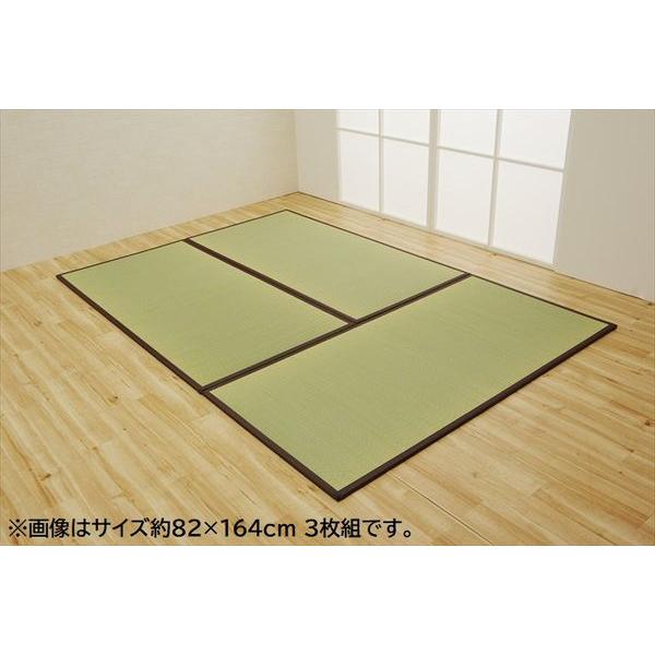 (タイムセール中) 置き畳 4.5畳セット 約82×164×1.7cm：4枚＋約82×82×1.7cm：1枚 国産 い草 軽い ジョイント付き ブラウン_13