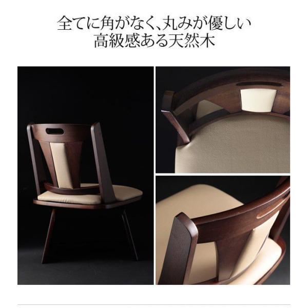 (SALE) 椅子 回転 高さ調節き ハイバック回転椅子 木製｜hokuoliving｜12