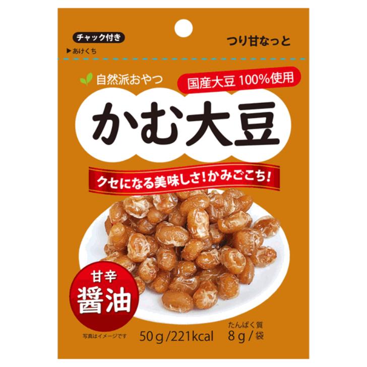 つり甘なっと かむ大豆醤油味 50ｇ 12袋 １ケース 10 12 北陸うまいもん屋 通販 Yahoo ショッピング