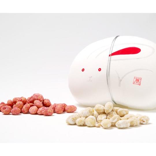 まめや金澤萬久 おみやげ 有機大豆の炒り豆・紅白豆 豆箱入り 金沢銘菓