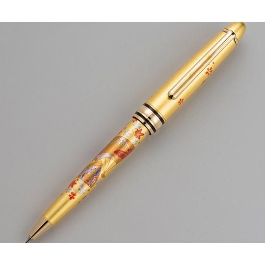 ギフト 金箔 箔一 扇面「金」蒔絵ボールペン 工芸品 金沢 お土産 送料