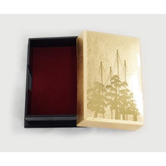 ギフト 金箔 さくだ 名刺入 雪吊り 工芸品 金沢 お土産 ステーショナリー 送料別