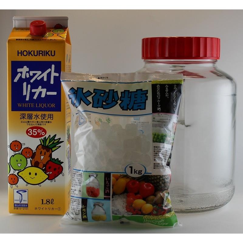 お買い得 ホクリク 35 ホワイトリカー1 8l 広口4l空瓶 氷砂糖1kg付 焼酎甲類 同梱不可 110 6 ギンセン屋 ヤフー店 通販 Yahoo ショッピング