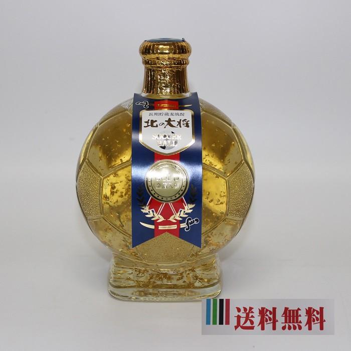 長期貯蔵麦焼酎 北の大将 金箔入 SOCCER BALL GOLD サッカー 長期貯蔵麦焼酎 北の大将 金箔入 SOCCER BALL GOLD サッカー
