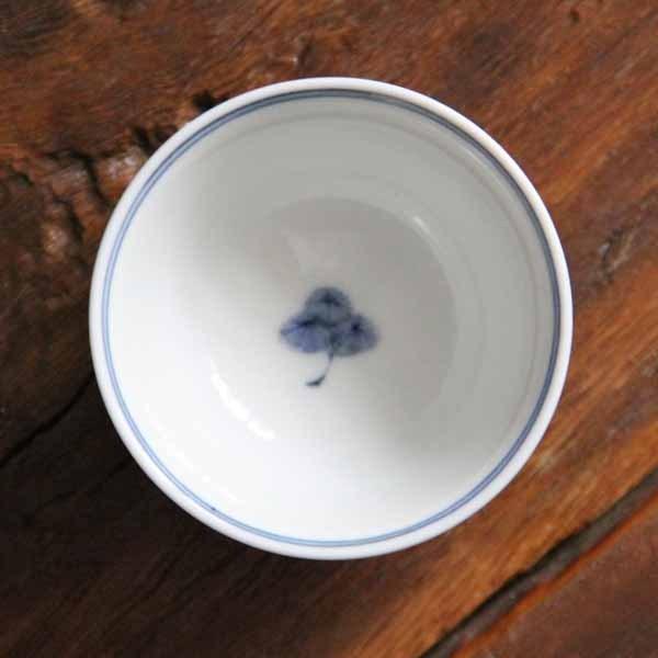 九谷焼 山本長左【宮内庁御用達】九谷焼ぐい呑み 色絵祥瑞手花鳥