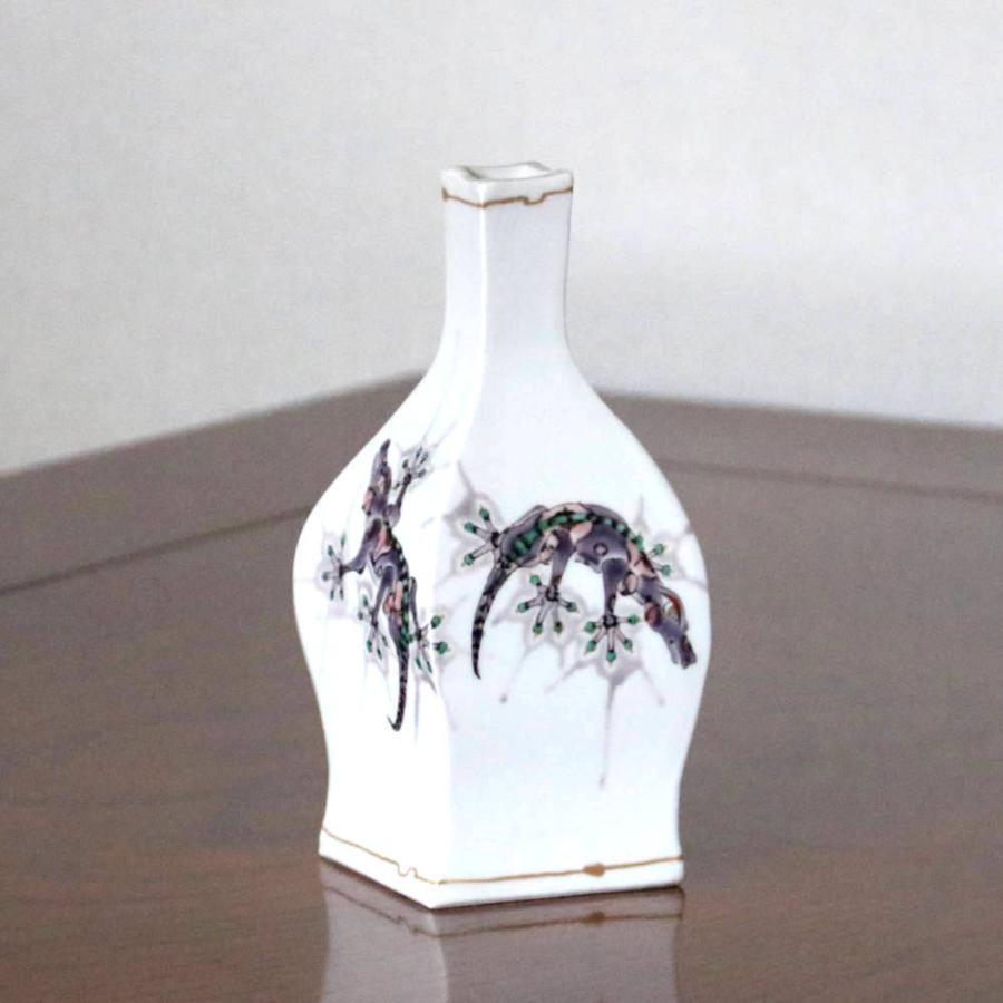 山近泰 九谷焼花器 ヤモリ 【公式通販】