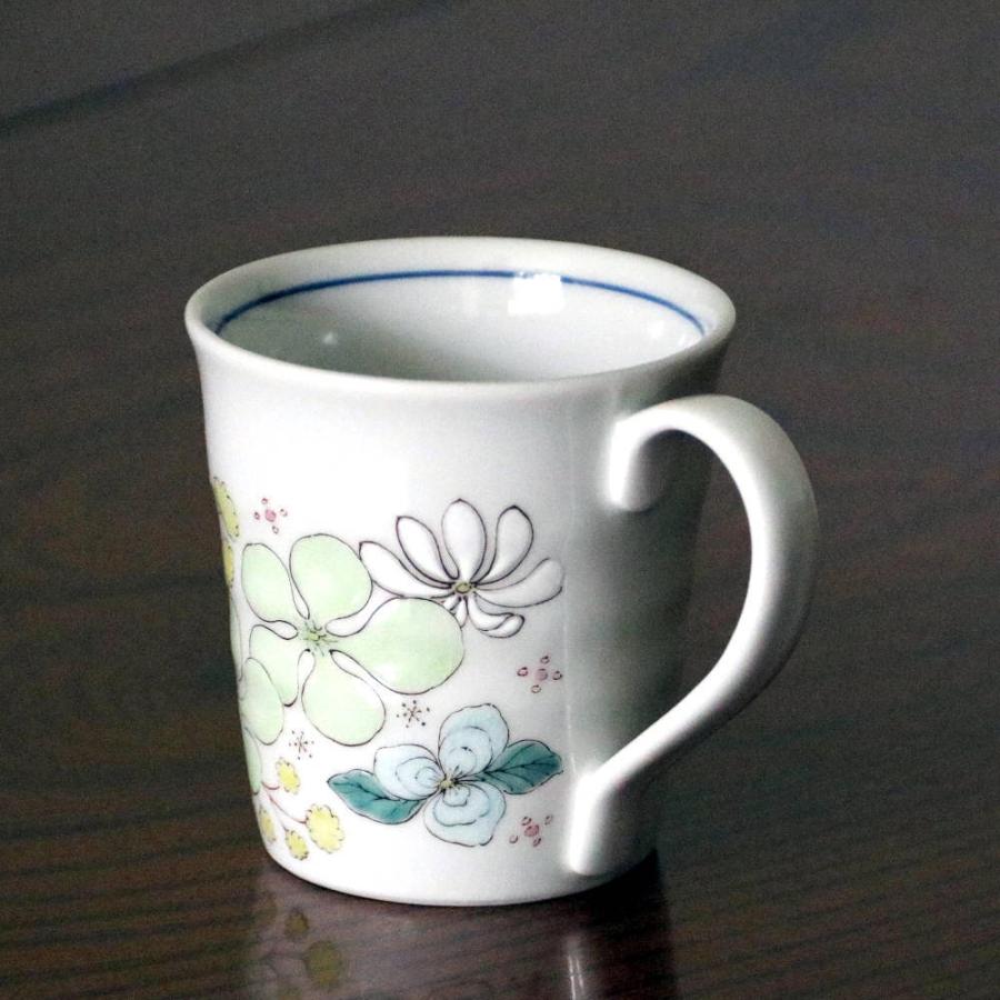 九谷焼マグカップ 花はな 緑 マグカップ おしゃれ 食器 九谷焼 マグカップ 金唐草 緑 陶器 高級 ブランド 日本製の通販はau PAY マーケット - わらわらストア | au  PAY マーケット－通販サイト