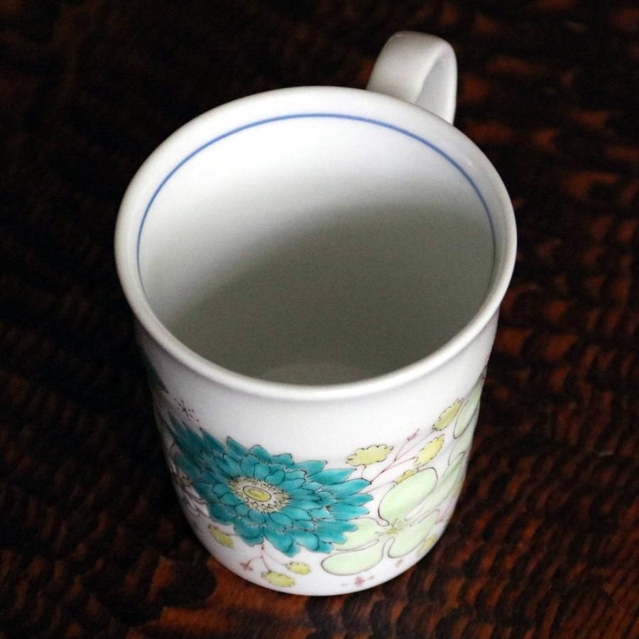 マグカップ（約320cc） 四季の花シリーズ・ひまわり／青郊窯