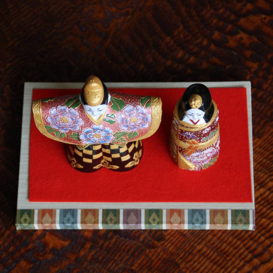 九谷焼 九谷焼ひな人形 長峰4.7号立雛人形 マロン市松 : 北山堂 - 通販