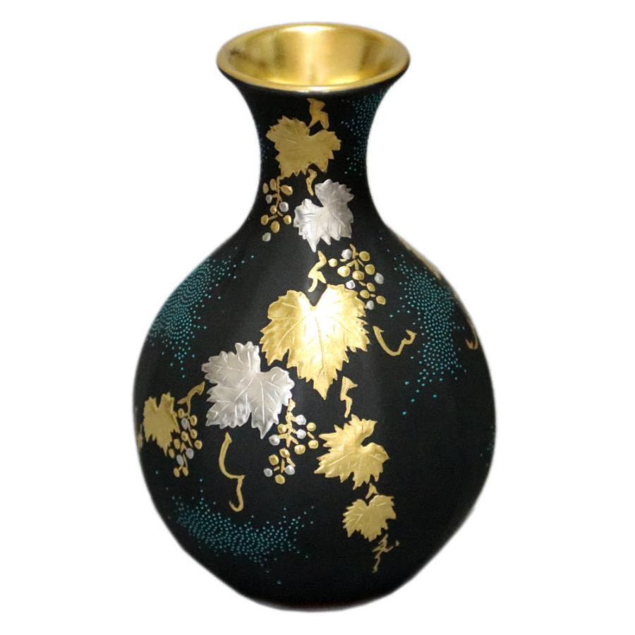 仲田錦玉 九谷焼3 5号花入 白金 プラチナ 盛葡萄 青粒 北山堂 通販 Yahoo ショッピング