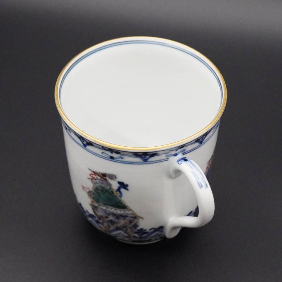 九谷焼 山本長左【宮内庁御用達】九谷焼マグカップ 異邦人 : 北山堂