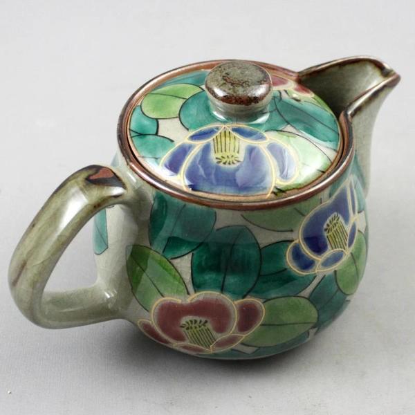 九谷焼 美山窯ポット急須（250ml）京山茶花 10-153 : 北山堂 - 通販