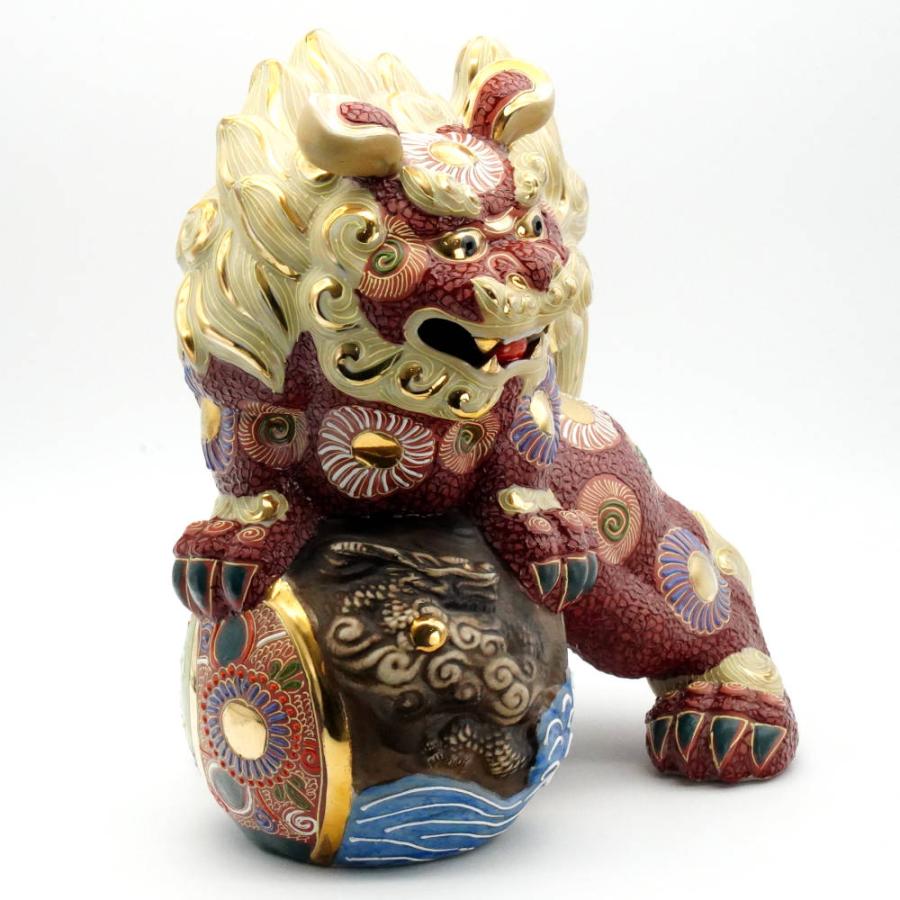 九谷焼 10号立龍彫刻獅子 盛 : 北山堂 - 通販 - Yahoo!ショッピング