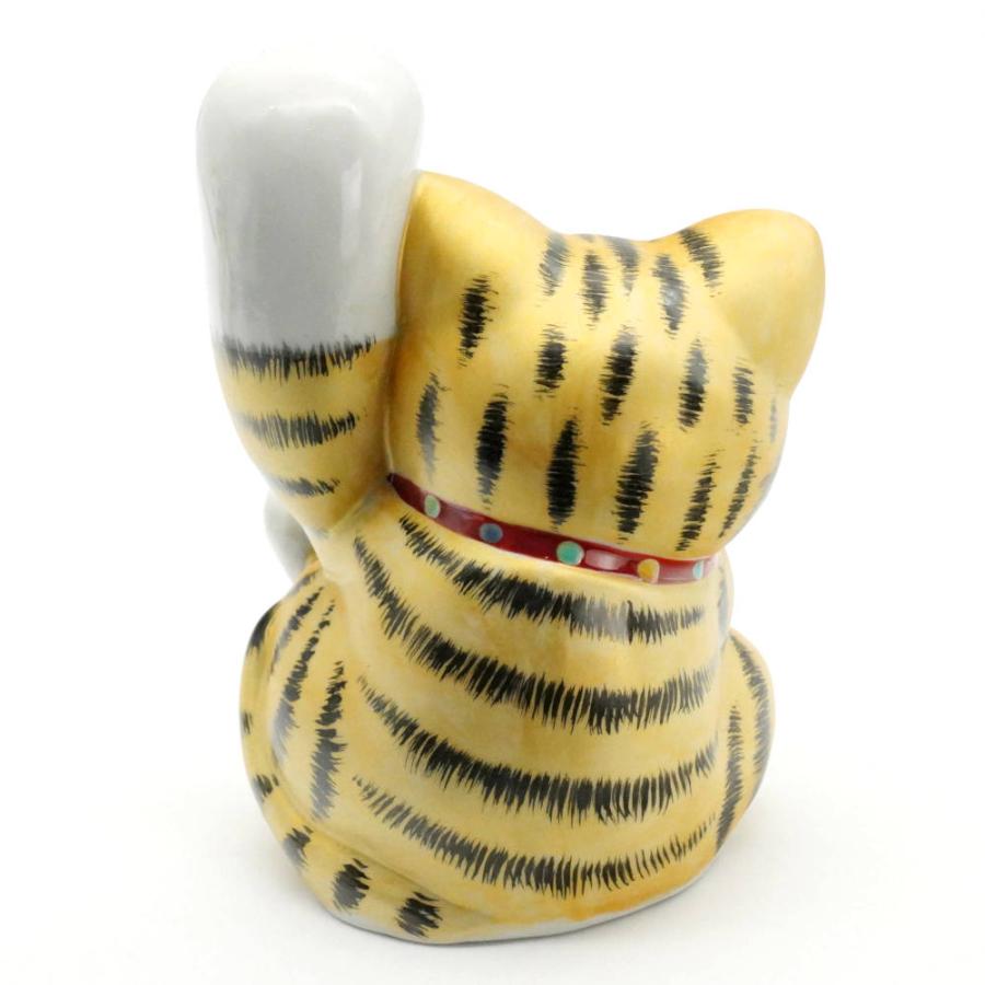 九谷焼 招き猫（左手金運招き猫）4.5号太腕 金釉彩 : 北山堂 - 通販