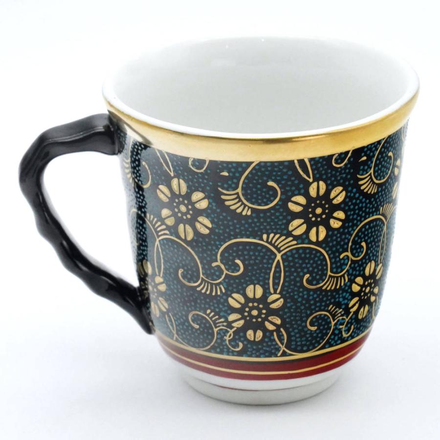 九谷焼 仙守マグカップ 青粒鉄仙 : 北山堂 - 通販 - Yahoo!ショッピング