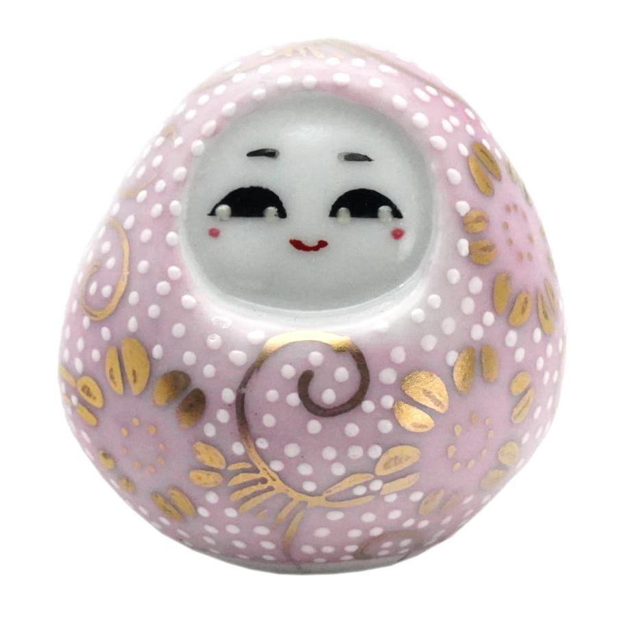 九谷焼 姫だるま 白粒ピンク（中） : 北山堂 - 通販 - Yahoo!ショッピング