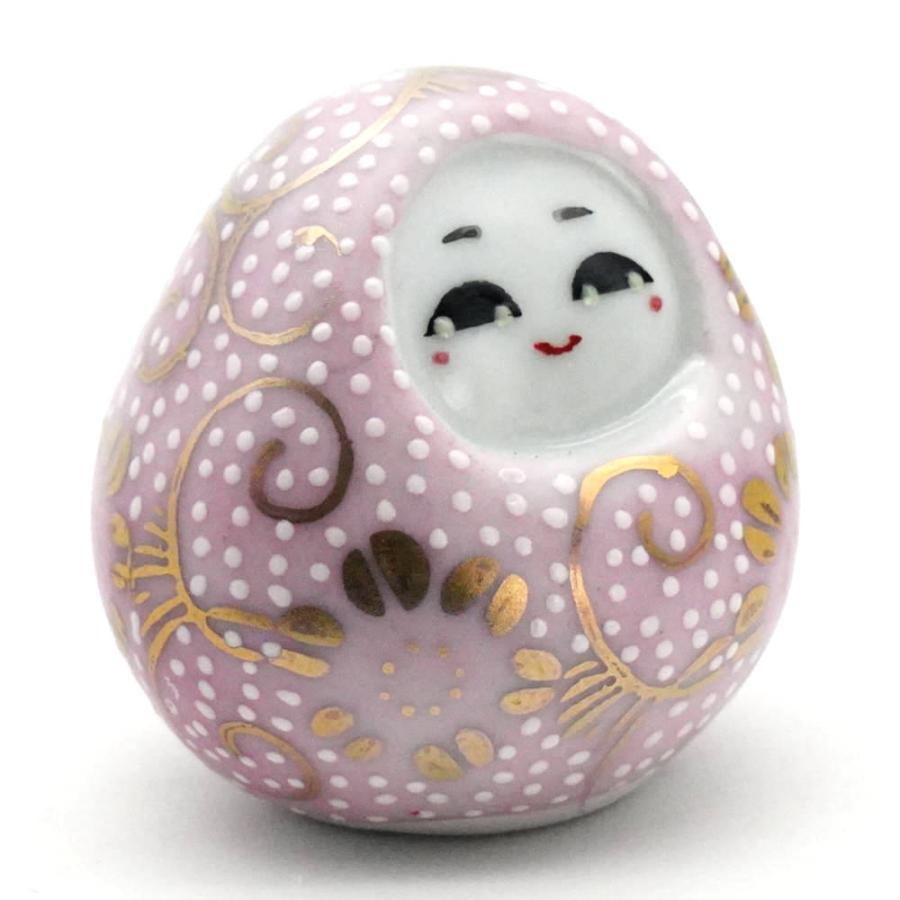 九谷焼 姫だるま 白粒ピンク（中） : 北山堂 - 通販 - Yahoo!ショッピング