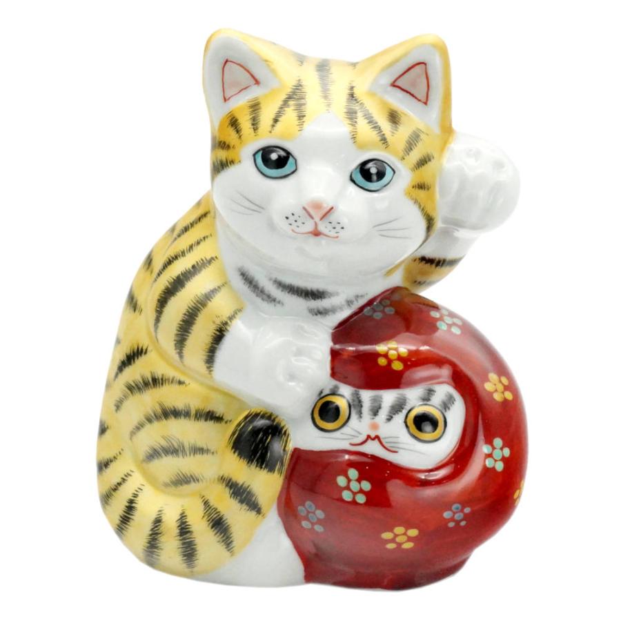 九谷焼 5号・猫の招き猫-両手 金彩 【公式通販】