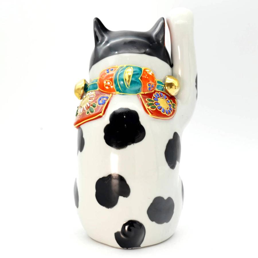 九谷焼 招き猫（右手金運招き猫）6号黒ブチ 10012277 : 北山堂 - 通販