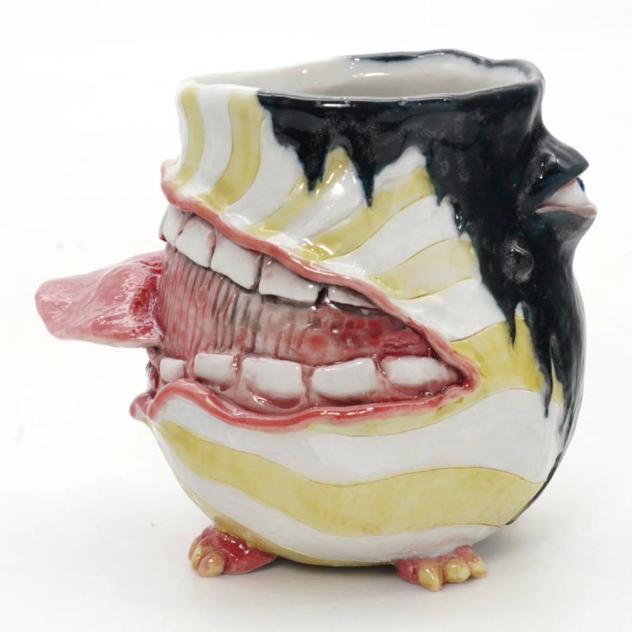 九谷焼 米谷彰能 九谷焼ぐい呑み 怪族器 一つ目口 : 北山堂 - 通販