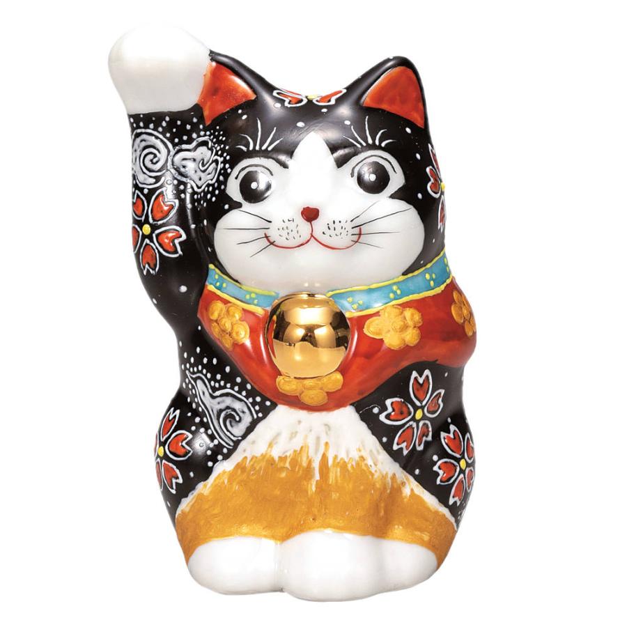 九谷焼　招き猫４.８号金富士＆金魚　２点セット　箱付き　美品 九谷焼 4.8号招き猫（右手金運招き猫）金富士K9-1642 : 北山堂 - 通販