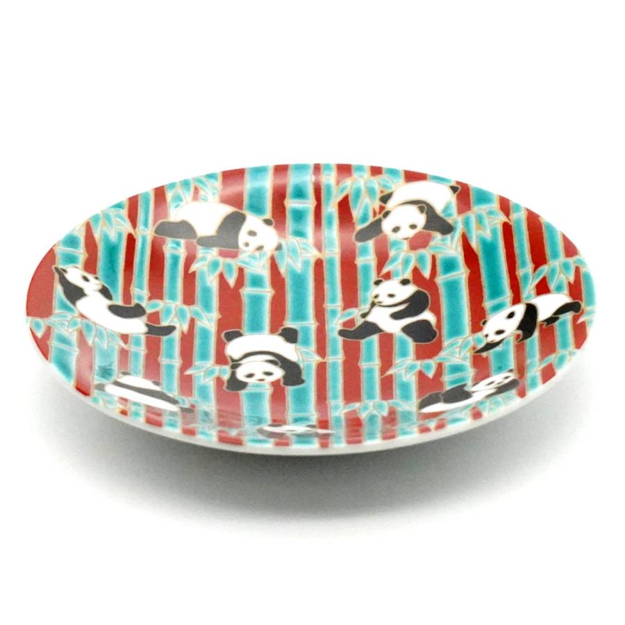 九谷焼 青郊窯4号皿 パンダKSO-426 : 北山堂 - 通販 - Yahoo!ショッピング