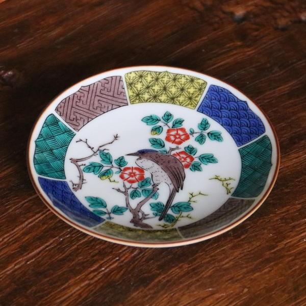 九谷焼 青郊窯豆皿 古九谷色絵花鳥図MC-10 : 北山堂 - 通販