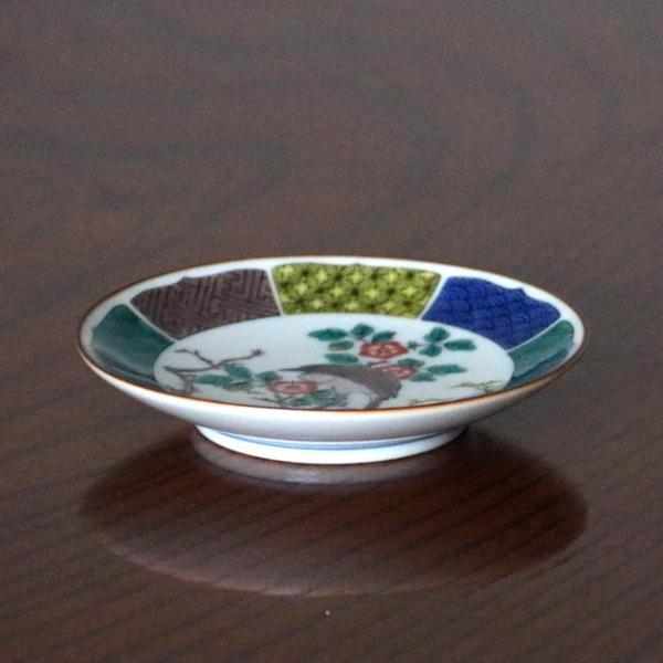 九谷焼 皿　光山窯　大皿 楽天市場】九谷焼 青郊窯豆皿 古九谷色絵鶉草花図MC-13 : 九谷