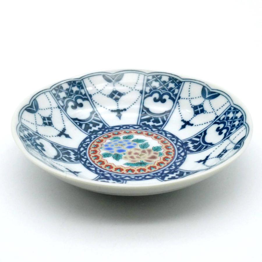 九谷焼 青風窯4号皿 染付瓔珞紋 庄三SH-01-S : 北山堂 - 通販 - Yahoo