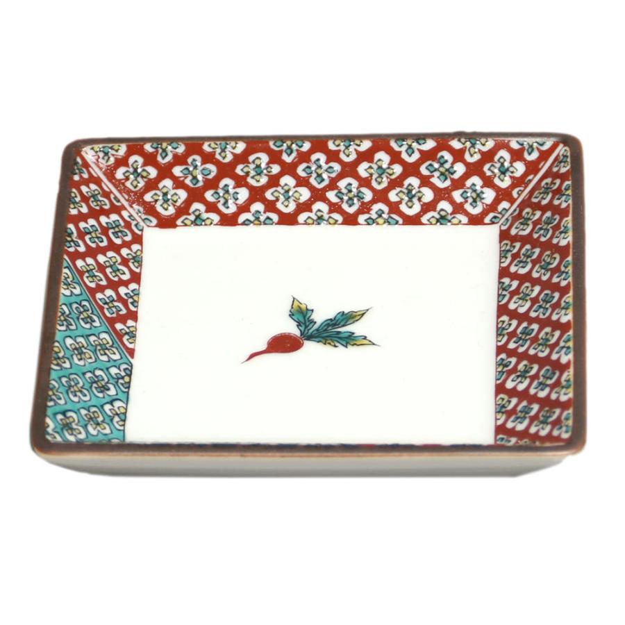 九谷焼 青郊窯3号角皿 赤かぶSK-003-P : 北山堂 - 通販 - Yahoo