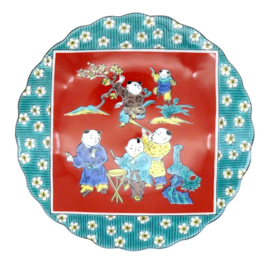 九谷焼 青郊窯4号皿揃（5枚セット）時代画風SK-019 : 北山堂 - 通販