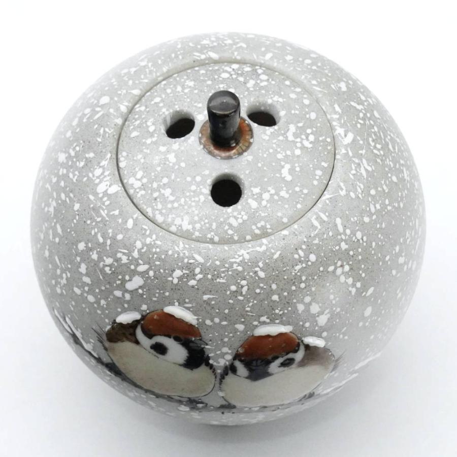九谷焼 香炉 雪二雀図 中村陶志人 伝統工芸士【未使用・共箱】 九谷焼 中村陶志人 九谷焼香炉 丸小型 雪二雀図T-451 : 北山堂 - 通販