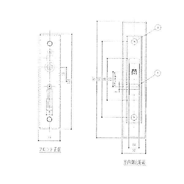 不二サッシ住宅部品 ドア・引戸 勝手口引戸用錠前:勝手口片引戸 不二サッシ住宅部品 ドア・引戸 勝手口引戸用錠前:勝手口片引戸